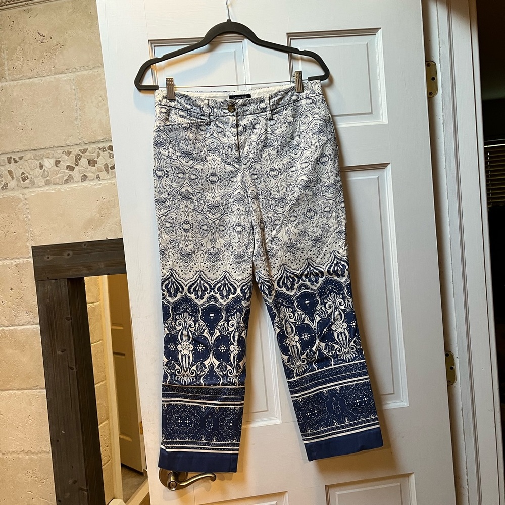 Cropped chino pants